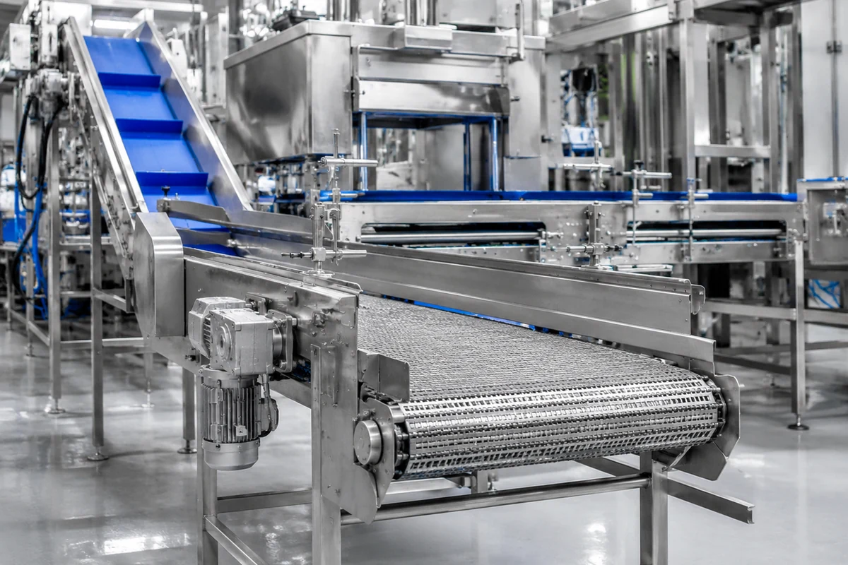 Chain Driven Conveyor Belt application illustration