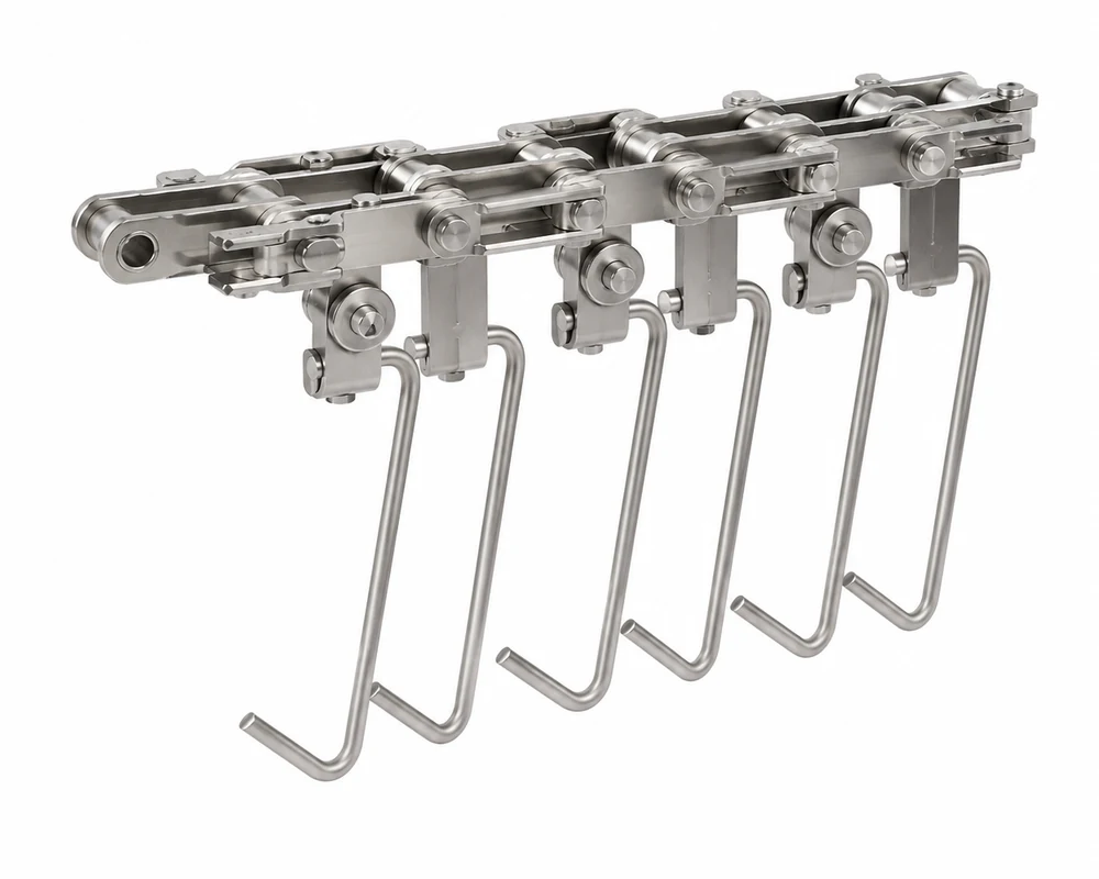 ST-SSC60SB Hot Dog Conveyor Chain structural detail