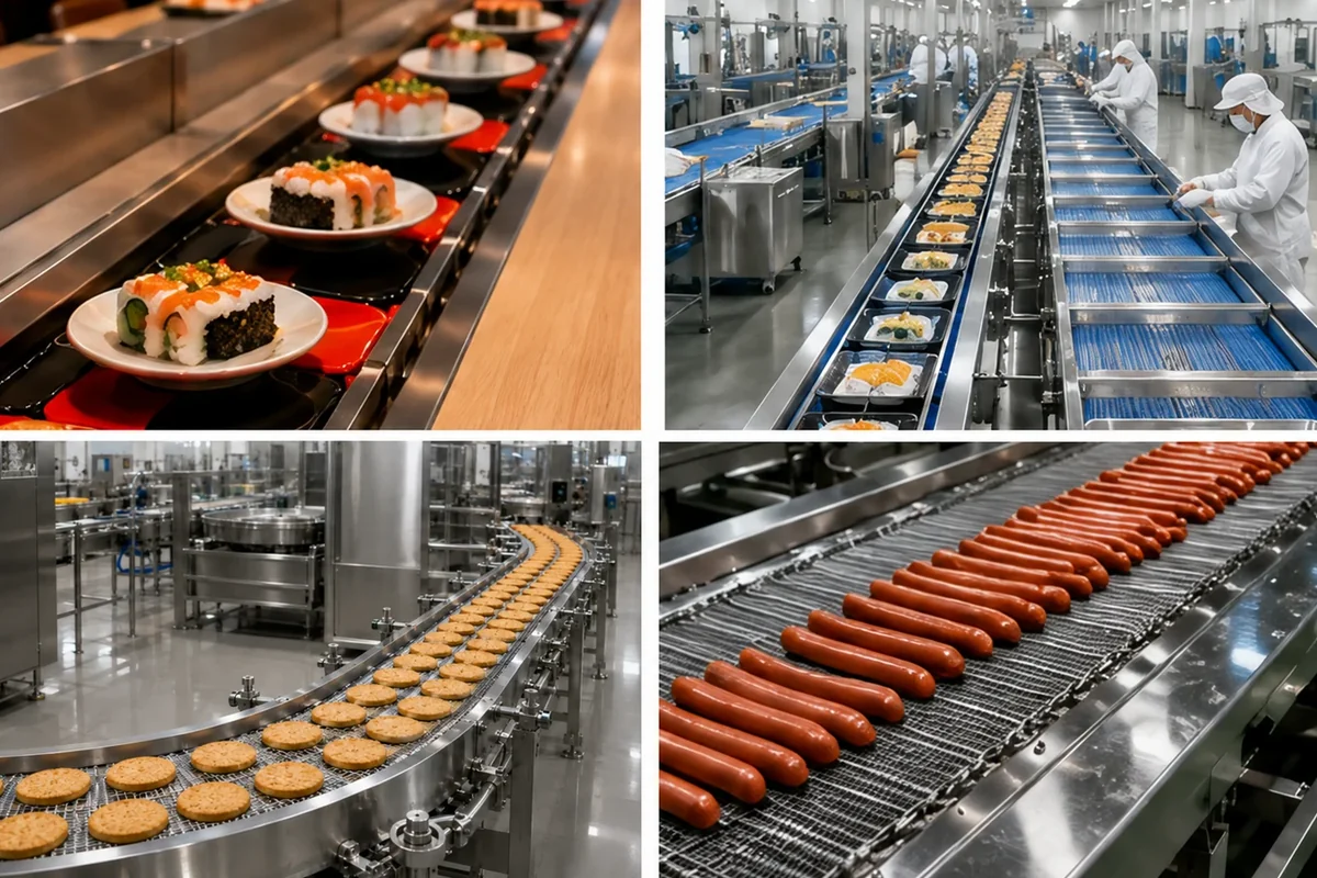 Food Conveyor Chain Selection Guide application scene